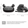 Удерживающее устройство для детей SIGER Бустер FIX серый, гр. III, 22-36 кг, 6-12 лет KRES0187